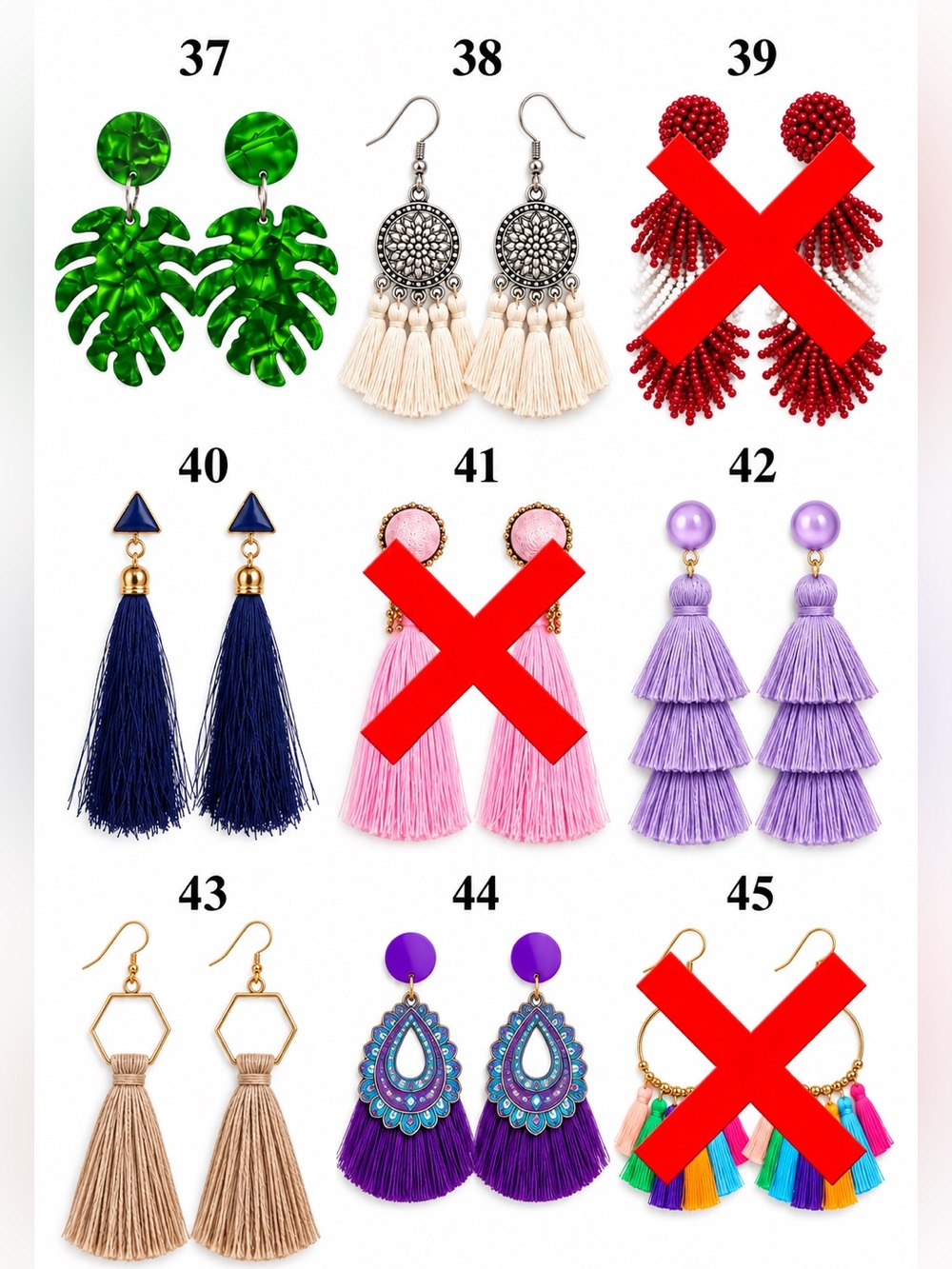 Multiple Dangle Earring Sets • Choose Yours! - Picture 5 of 5